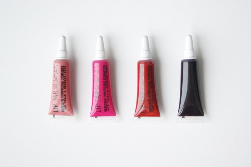 REVIEW: Obsessive Compulsive Cosmetics Lip Tar: All-Star Mini x 4