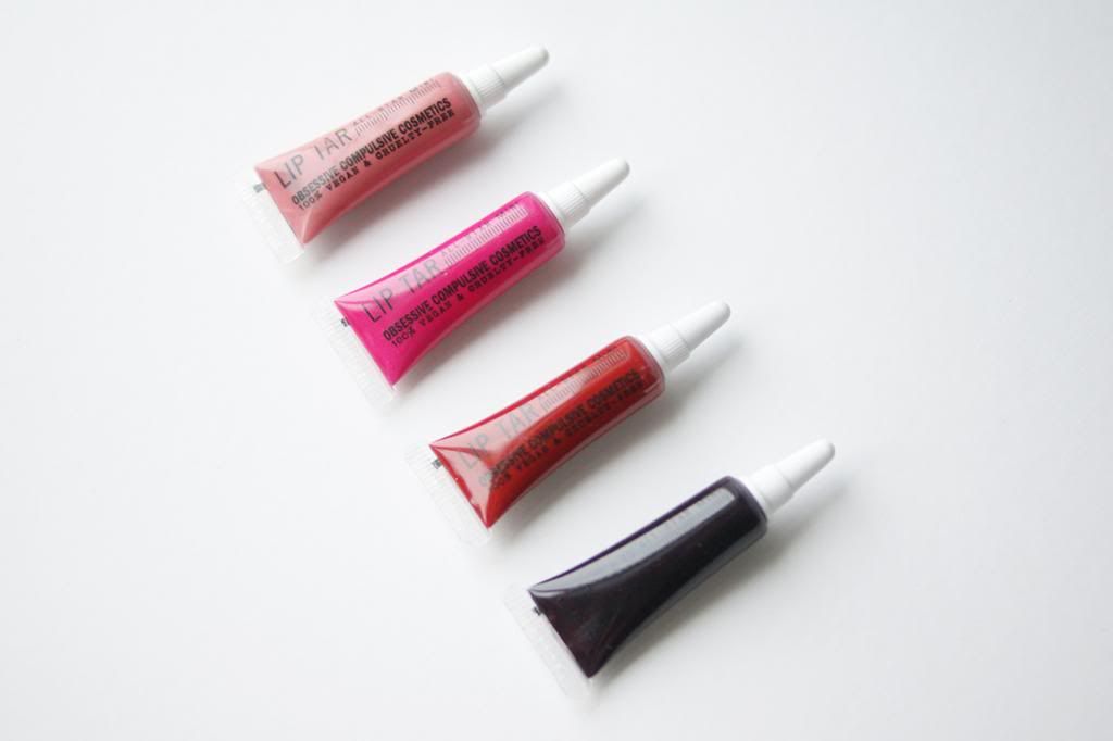 REVIEW: Obsessive Compulsive Cosmetics Lip Tar: All-Star Mini x 4