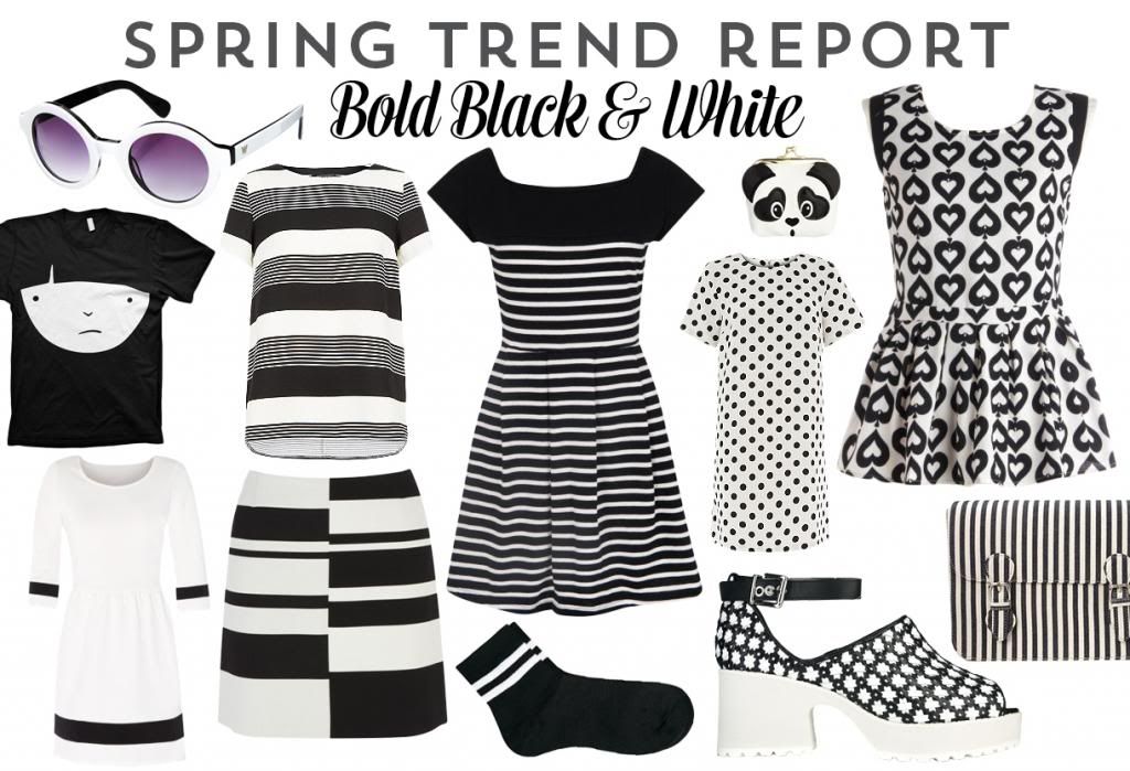 SPRING TREND REPORT: Bold Black and White