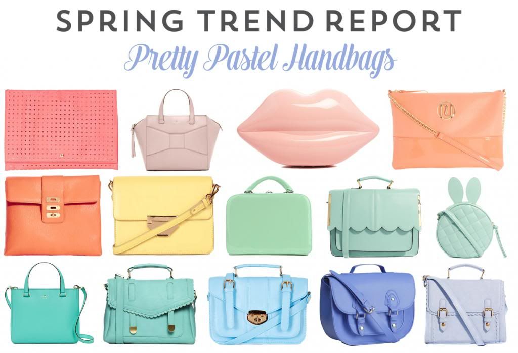 SPRING TREND REPORT: Pretty Pastel Handbags
