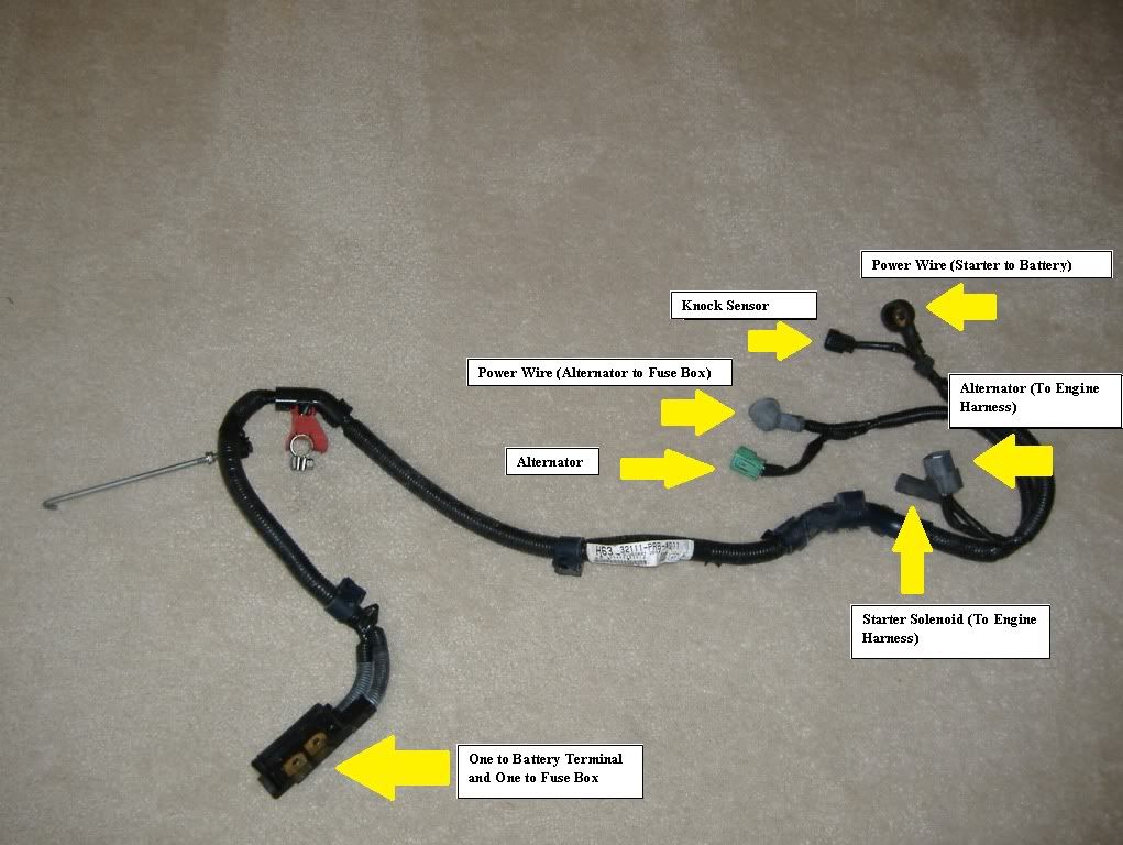 FAQ: How to wire Charge Harness Eg/Dc/Ek - K20A.org .:. The K Series