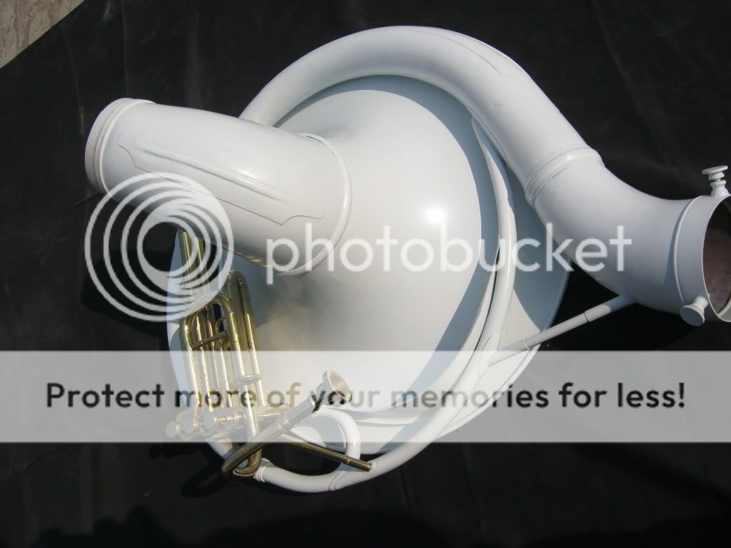 22 VALVE SOUSAPHONE SNOW WHITE CLOUR UNIQUE BRANDMADE OF PURE BRASSW 